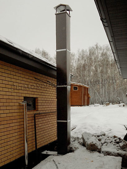 Фото смонтируемых дымоходов и вентиляционных каналов
