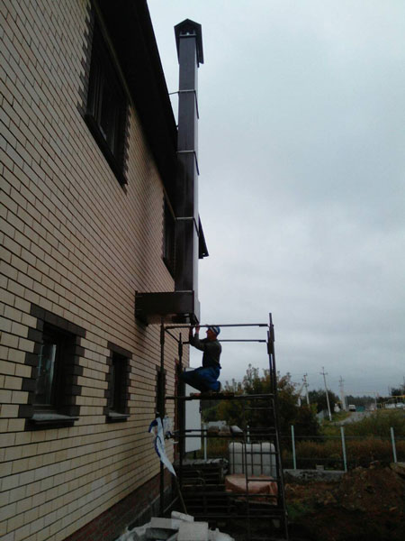 Фото смонтируемых дымоходов и вентиляционных каналов