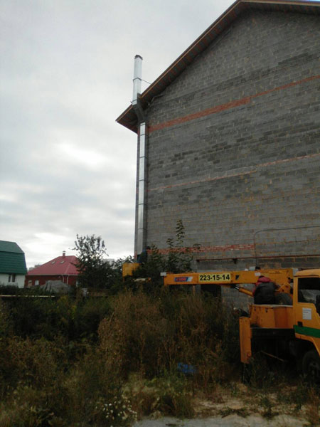 Фото смонтируемых дымоходов и вентиляционных каналов