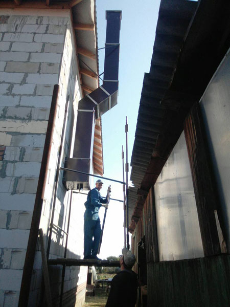 Фото смонтируемых дымоходов и вентиляционных каналов