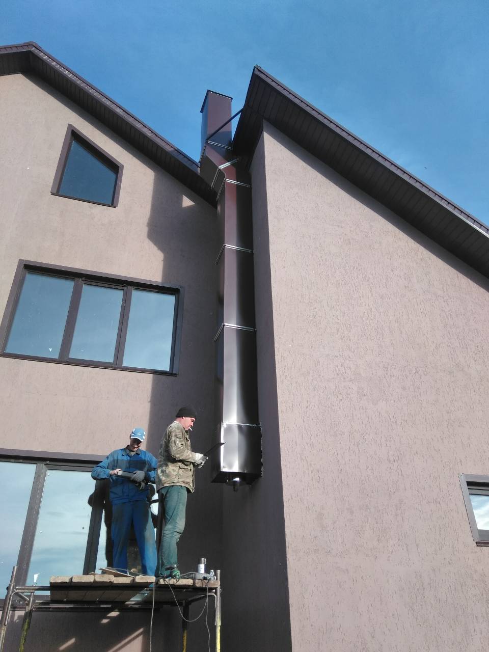 Фото смонтируемых дымоходов и вентиляционных каналов